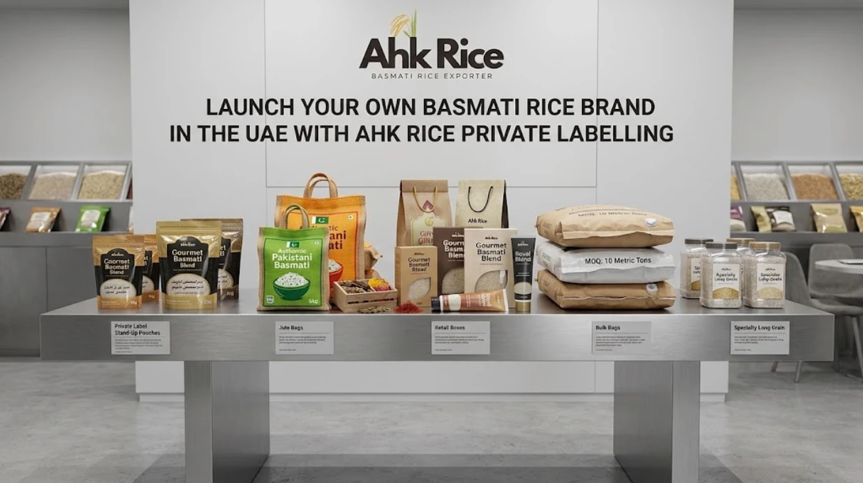 Launch Your Own Basmati Rice Brand in the UAE with AHK Rice Private Labelling