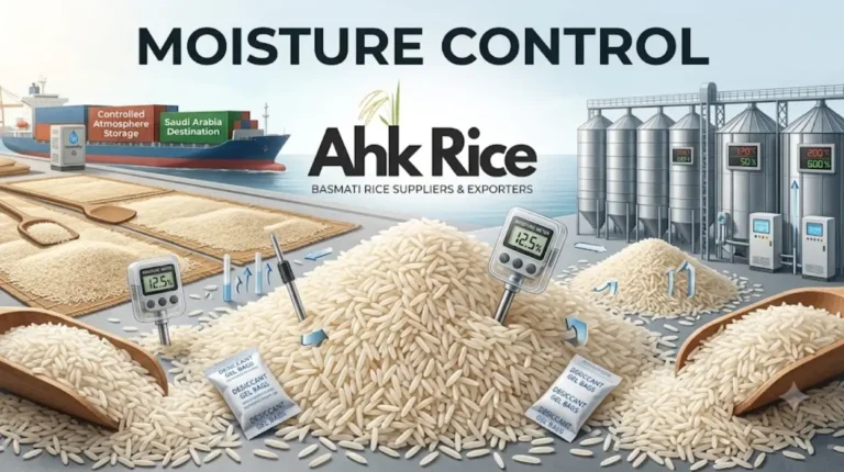 Moisture Control Methods Used for Pakistan Basmati Rice Exports to Saudi Arabia