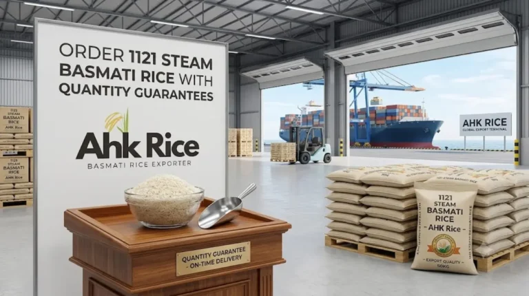 Order 1121 Steam Basmati Rice with Quantity Guarantees from AHK Rice