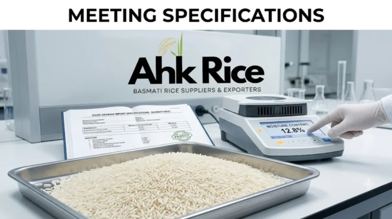 Pakistan Basmati Rice Exporter Meeting Saudi Arabian Moisture Specifications
