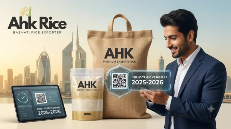 Pakistan Basmati Rice Exporter Providing Crop-Year Verification for UAE Customers