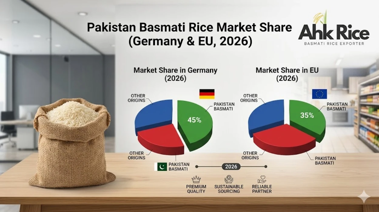 Pakistan Basmati Rice Market Share in Germany and the EU in 2026