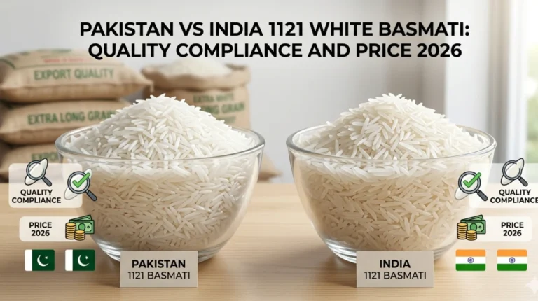 Pakistan vs India 1121 White Basmati: Quality Compliance
