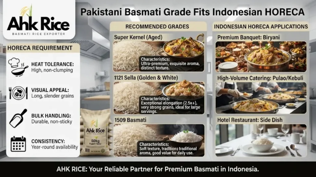 How Can Indonesian Buyers Match Pakistani Basmati Grades to Customer Segments