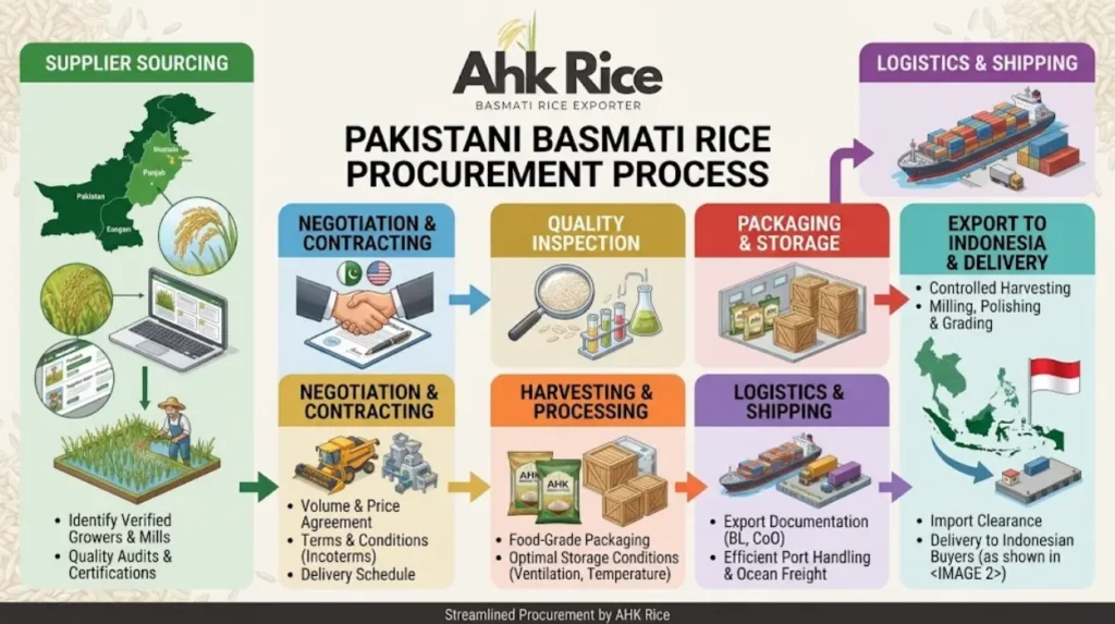 Why Does Procurement Planning Matter for Indonesian Pakistani Basmati Rice Buyers