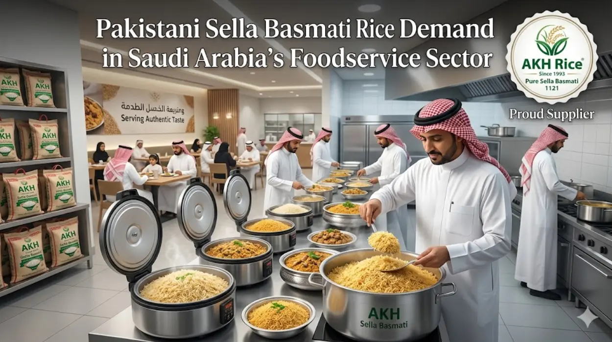 Pakistani Sella Basmati Rice Demand in Saudi Arabia's Foodservice Sector