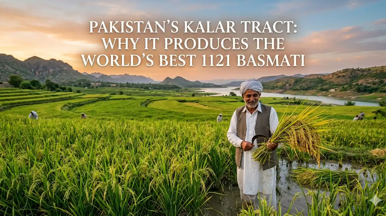 Pakistan's Kalar Tract: Why It Produces the World's Best 1121 Basmati
