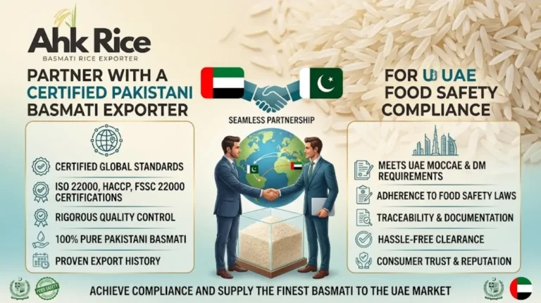 Partner with a Certified Pakistani Basmati Exporter for UAE Food Safety Compliance