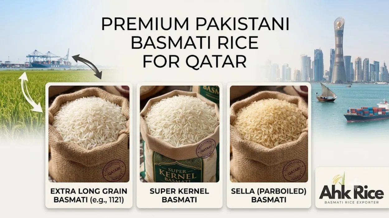 Premium Basmati Rice Varieties Pakistani Exporters Supply to Qatar