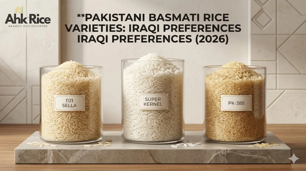 Premium Pakistani Basmati Rice Varieties Preferred by Iraqi Buyers in 2026