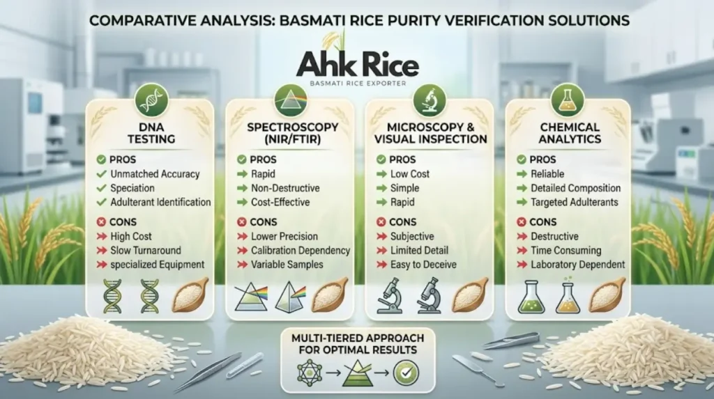 How Is Basmati Rice Purity Verified Before International Export