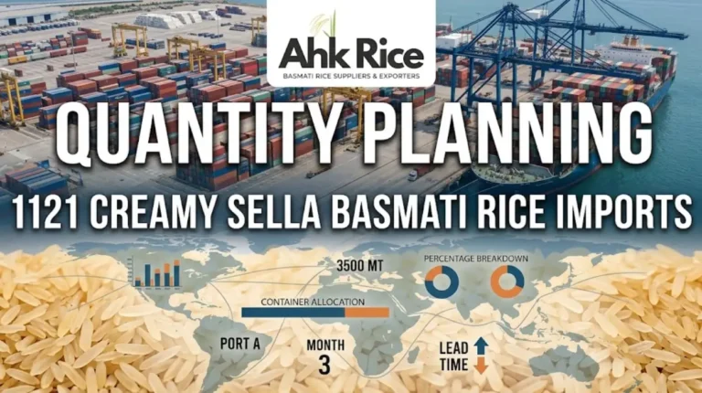 Quantity Planning for 1121 Creamy Sella Basmati Rice Imports