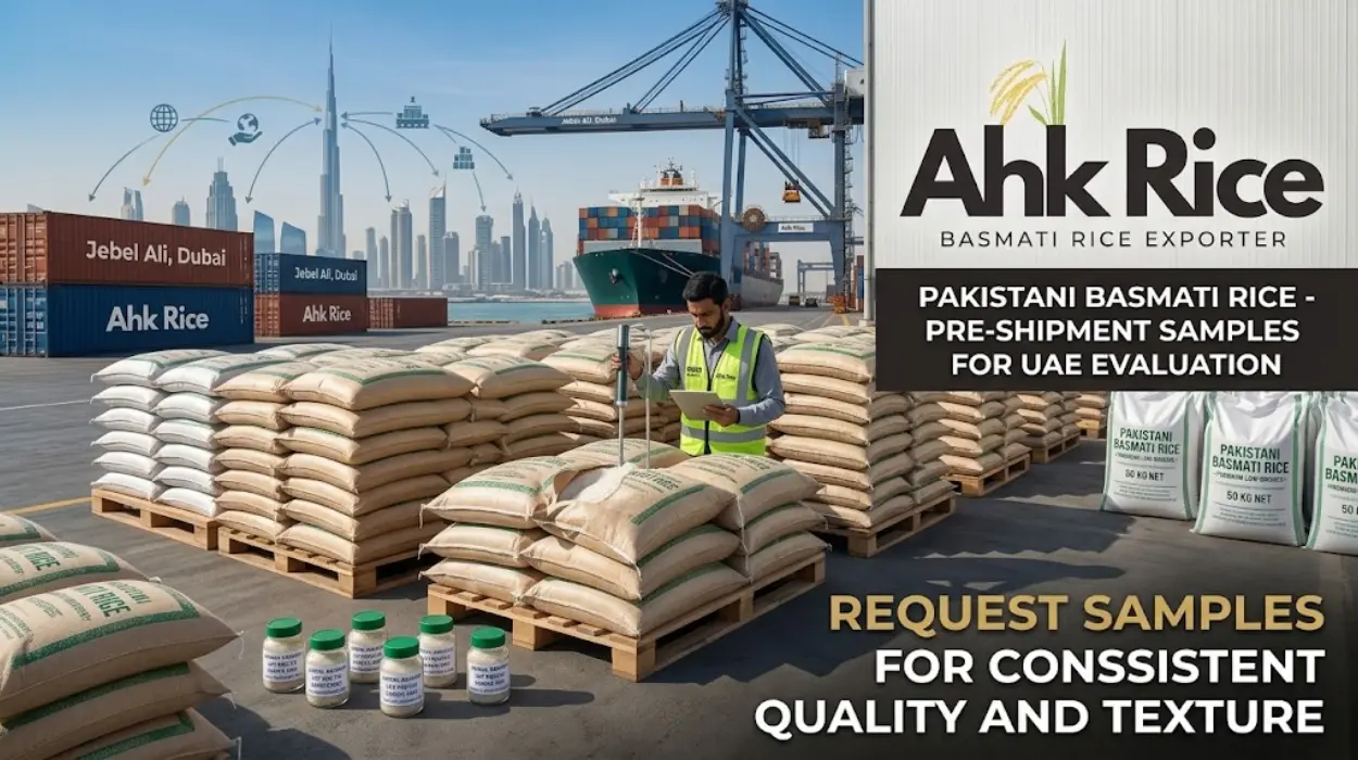 Request Pre-Shipment Cooking Samples of Pakistani Basmati Rice for UAE Evaluation