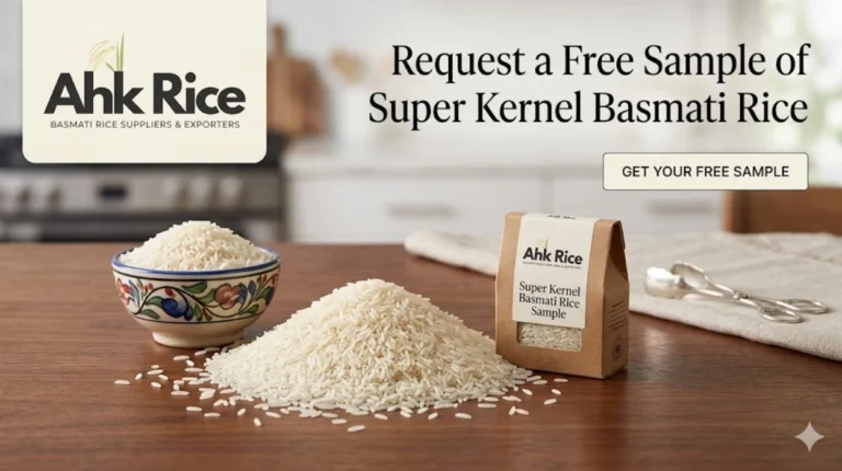 Request a Free Sample of Super Kernel Basmati Rice