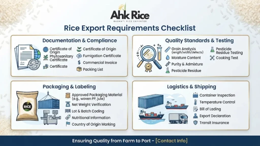 Contact AHK Rice for a Custom Rice Export Quote