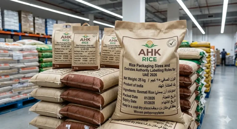 Rice Packaging Sizes and Emirates Authority Labelling Rules for UAE 2026