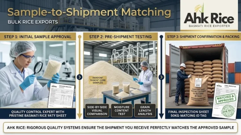 Sample-to-Shipment Matching How Exporters Guarantee Bulk Rice Matches the Approved Sample