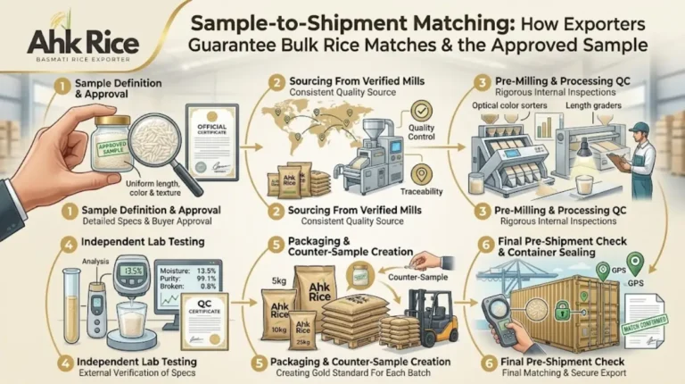 Sample-to-Shipment Matching How Exporters Guarantee Bulk Rice Matches the Approved Sample