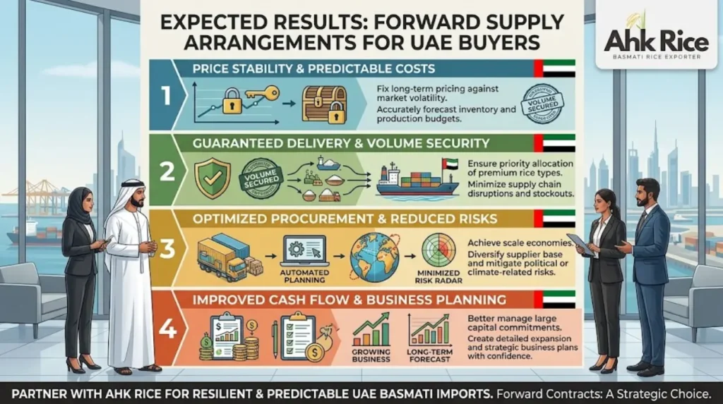 Secure Year-Round Basmati Supply for the UAE with AHK Rice's Forward Contracts