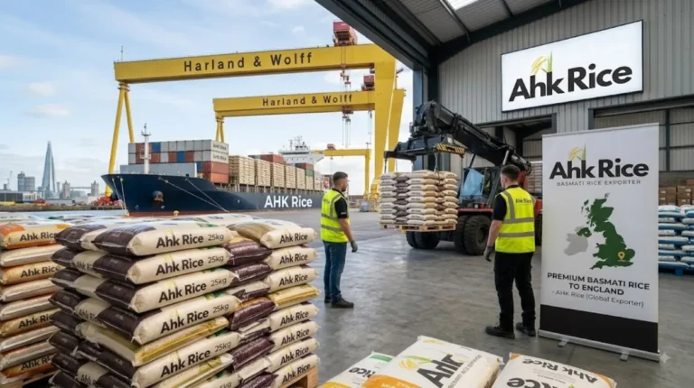Ship Inspection-Ready Pakistani Basmati Rice to England with AHK Rice