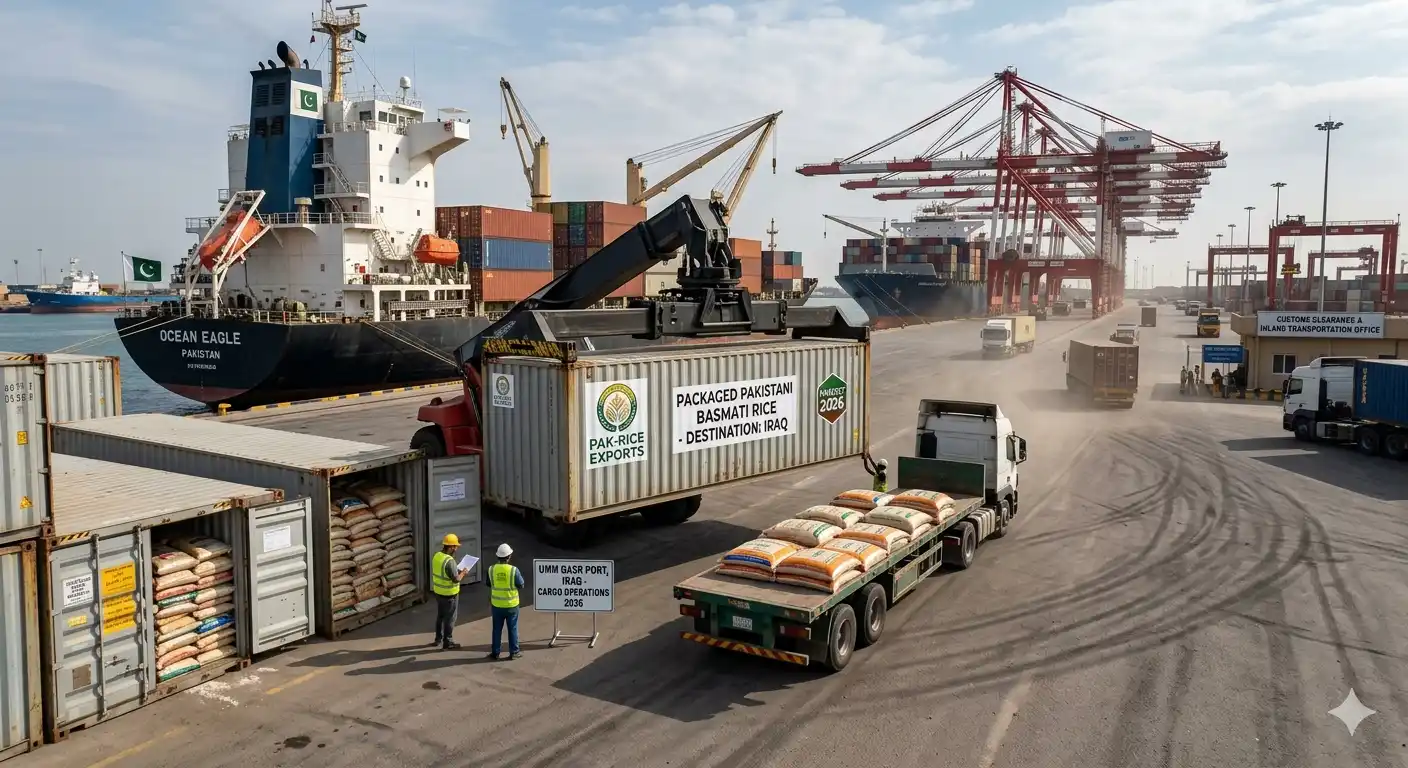 Shipping Rice from Pakistan to Iraq via Umm Qasr Port in 2026