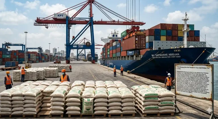 Shipping Rice from Pakistan to Ivory Coast Abidjan Port in 2026