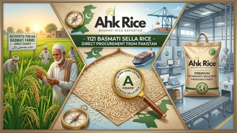 Source 1121 Basmati Sella Rice Directly from Pakistan with CIF UAE Delivery Options
