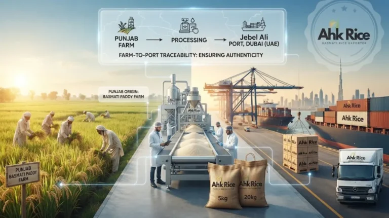 Source Punjab-Origin Basmati Rice with Farm-to-Port Traceability for UAE Distribution