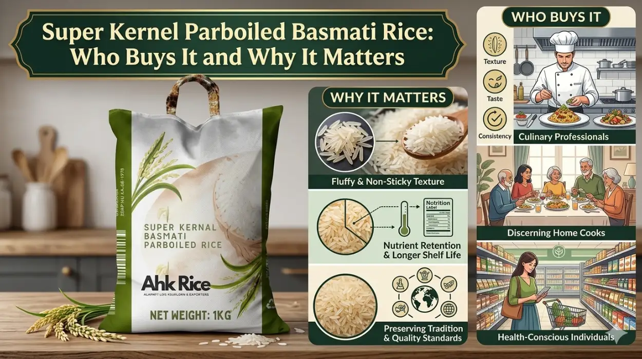 Super Kernel Parboiled Basmati Rice: Who Buys It and Why It Matters