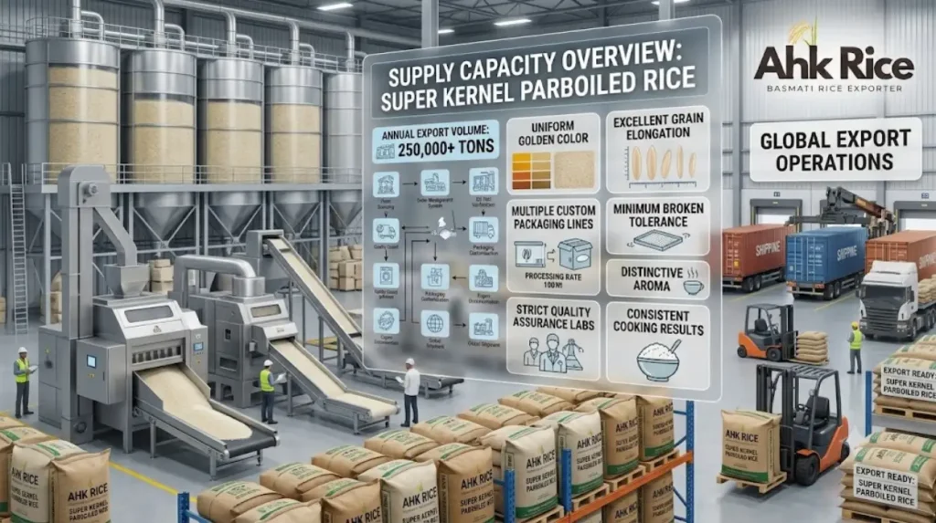 Understanding Super Kernel Parboiled Rice Export Supply 