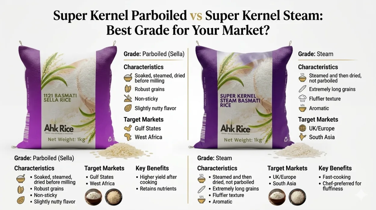Super Kernel Parboiled vs Super Kernel Steam: Best Grade for Your Market?