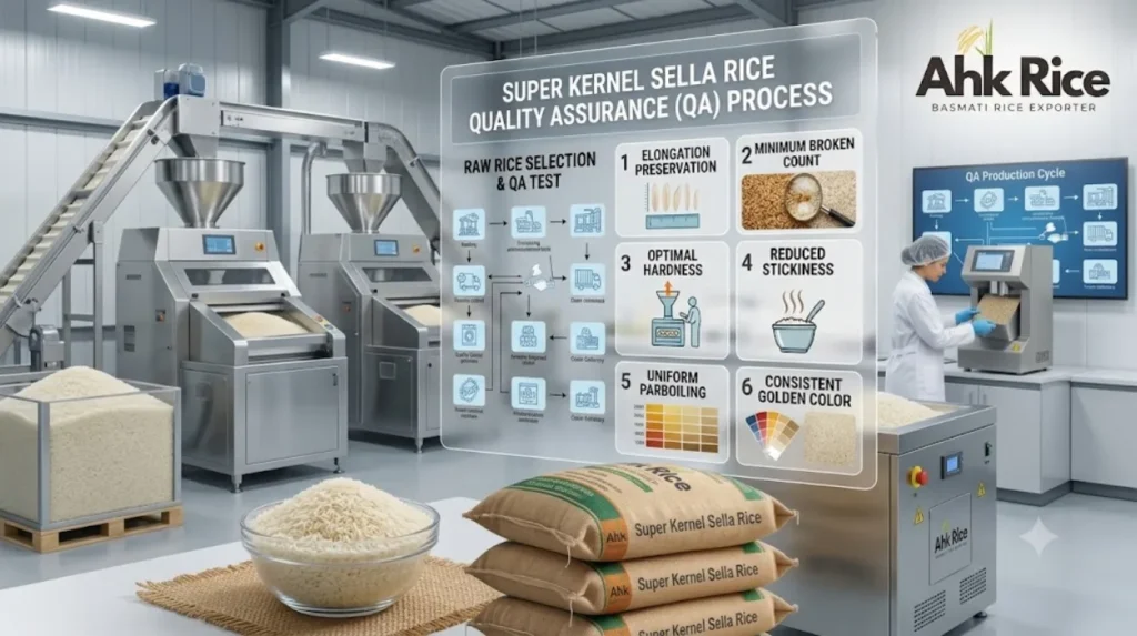 Super Kernel Sella Rice Quality Assurance Process