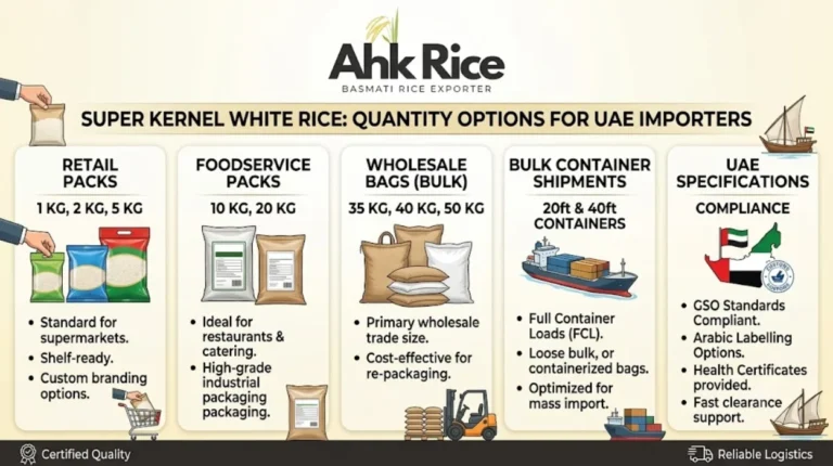 Super Kernel White Rice Delivery Timelines and Quality Specifications
