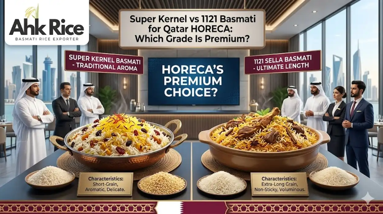 Super Kernel vs 1121 Basmati for Qatar HORECA Which Grade Is Premium