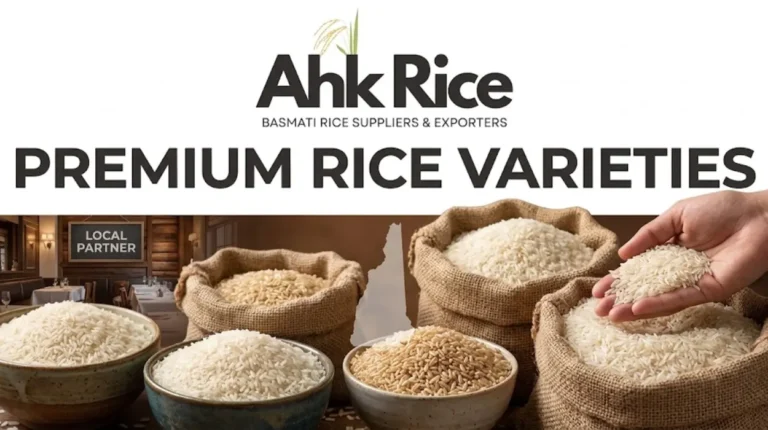Supply New Hampshire Restaurants with Premium AHK Rice Varieties