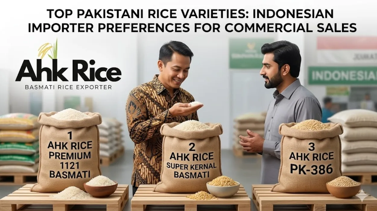 Top Pakistani Rice Varieties Indonesian Importers Prefer for Commercial Sales