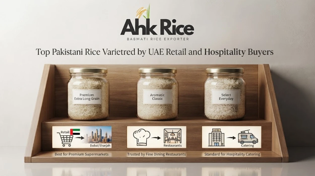 Top Pakistani Rice Varieties Preferred by UAE Retail and Hospitality Buyers in 2026