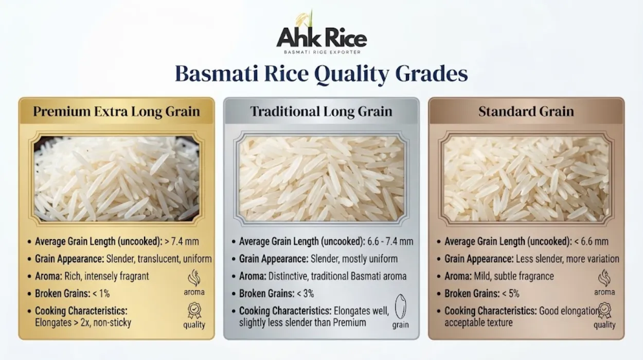 Understanding Basmati Rice Quality Grades