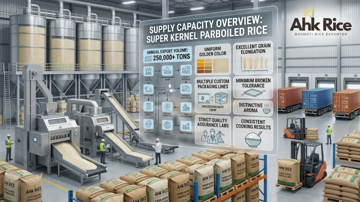 Understanding Super Kernel Parboiled Rice Export Supply Capacity