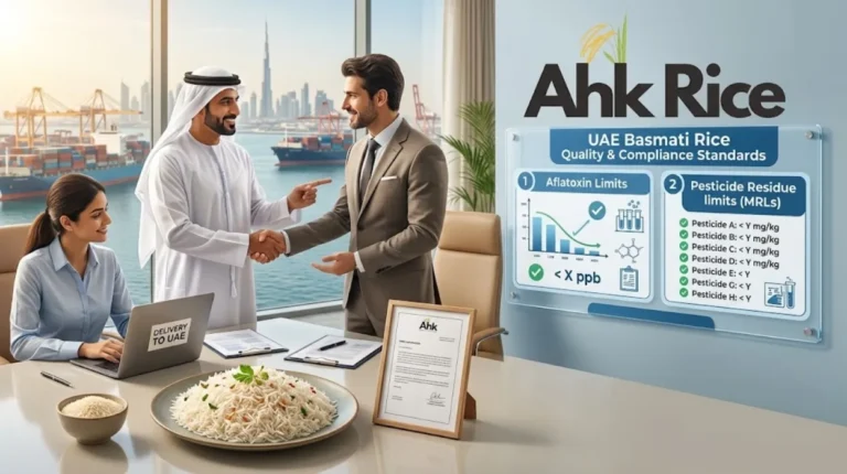 What Are Pesticide Residue and Aflatoxin Limits for Basmati Rice Imported into the UAE