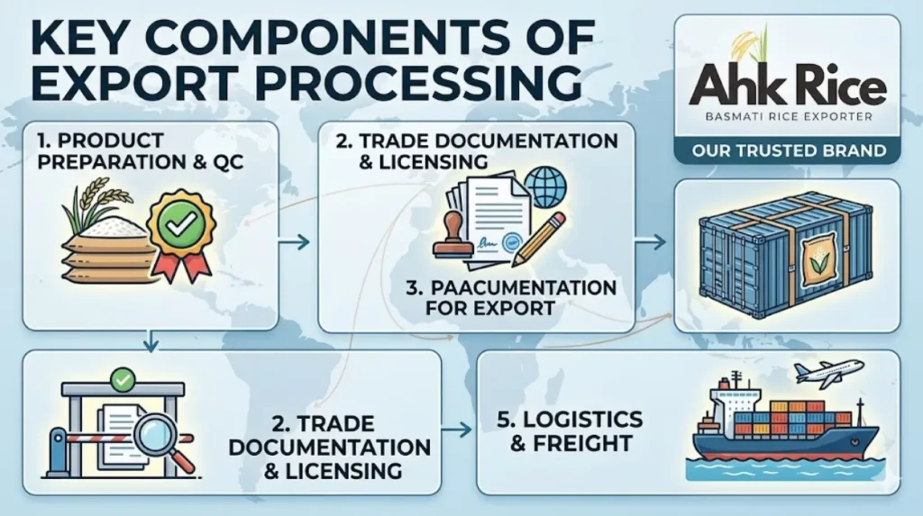 How 1509 Basmati Rice Is Processed for Export
