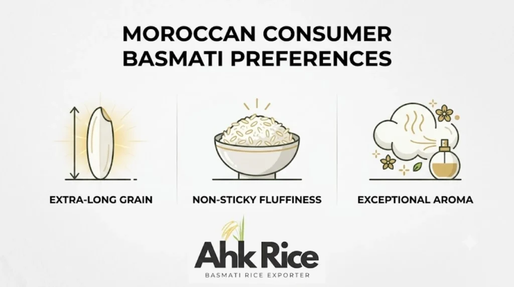 Which Pakistani Basmati Rice Varieties Appeal Most to Moroccan Consumers