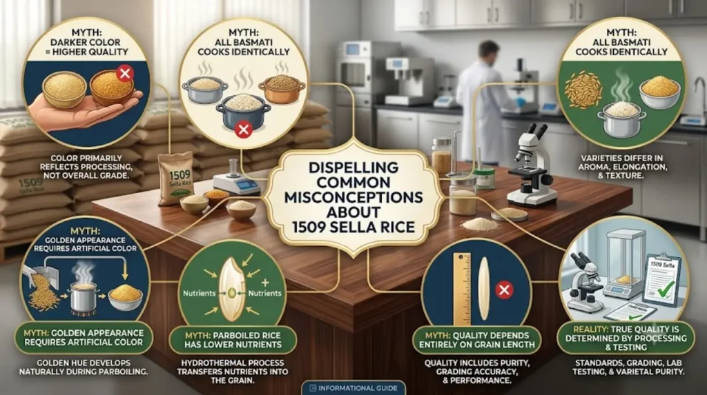 What Common Misconceptions Exist About 1509 Sella Rice?