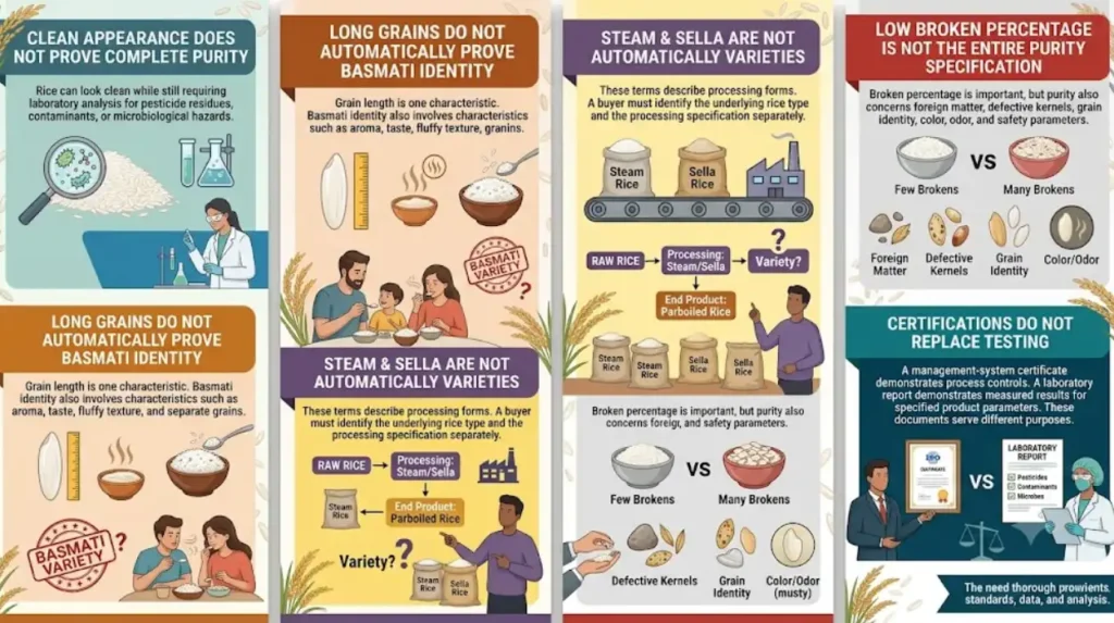 What Common Misconceptions Exist About Pakistan Basmati Rice Purity?