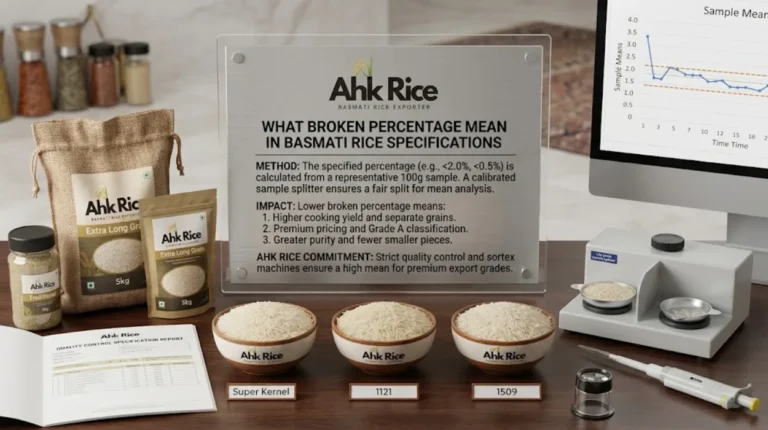 What Does Broken Percentage Mean in Basmati Rice Specifications