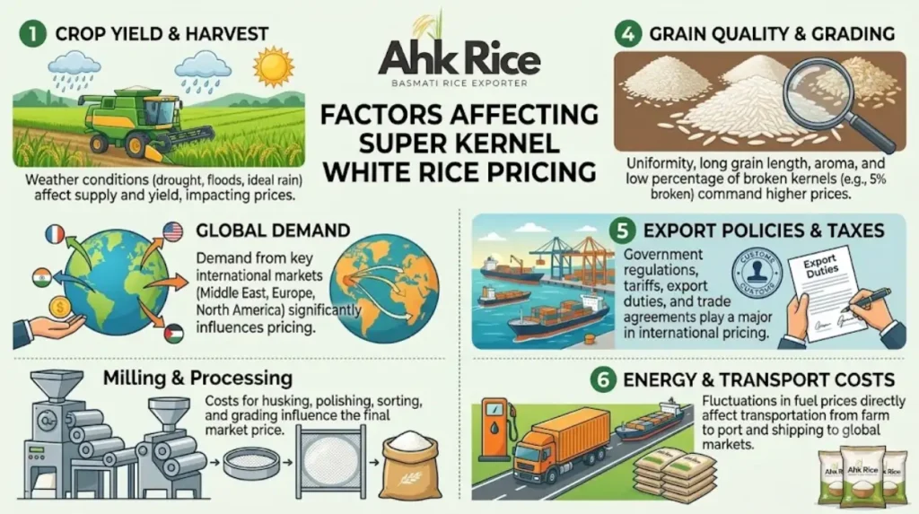 Source Super Kernel White Rice with Guaranteed Supply Commitments