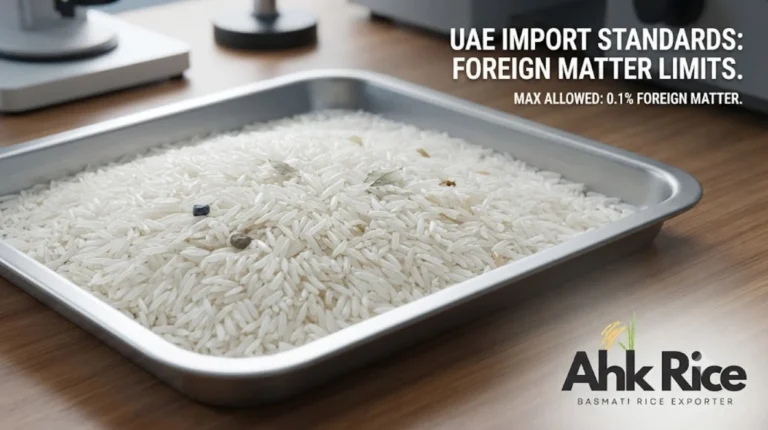 What Foreign Matter Limits Do UAE Rice Importers Require from Pakistan Suppliers
