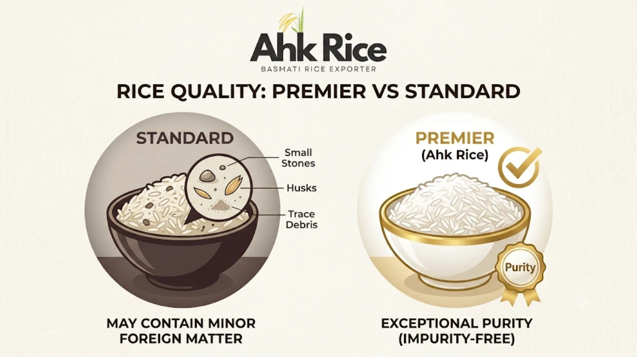 What Foreign Matter Specifications Differentiate Premium Pakistan Rice Exporters for UAE Importers