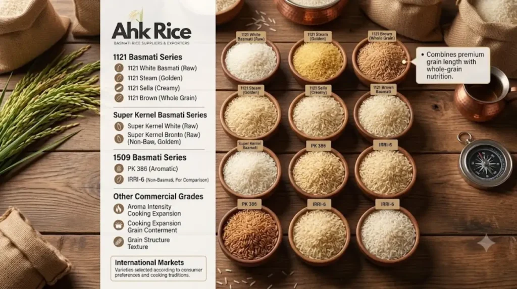 What Grades of Pakistani Basmati Rice Are Available?