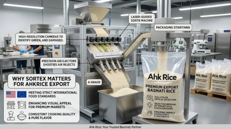 What Is Sortex Color Sorting and Why Does It Matter for Export Basmati Rice